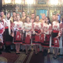 Recital de colinde populare la Parohia Teşila I, Valea Doftanei