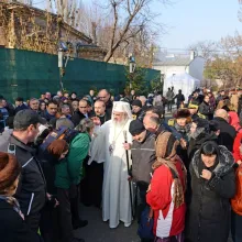 Patriarhul României la Biserica Icoanei din Bucureşti