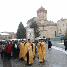 Procesiune cu icoana făcătoare de minuni a Sf. Antonie cel Mare