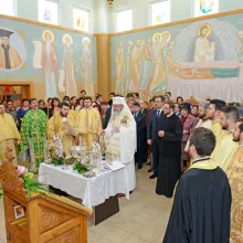 Sfinţirea picturii Capelei Sf. Ioan Botezătorul a Universităţii Româno-Americane din Bucureşti