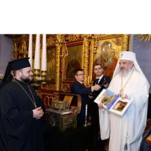 Patriarhul României la biserica Sfânta Paraschevi din Istanbul