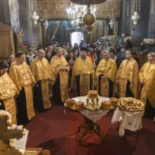 Priveghere de hramul istoric la Biserica Domnească de la Curtea Veche