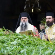 Vecernia Sărbătorii Floriilor la Mănăstirea Radu-Vodă