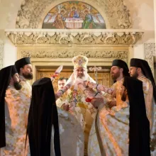 Slujba Învierii Domnului la Patriarhie
