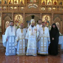 Delegație a Facultății de Teologie Ortodoxă din București în Arhiepiscopia Ortodoxă Română a celor două Americi