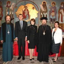 Vizita membrilor Casei Regale la Reprezentanţa Patriarhiei Române din Ierusalim