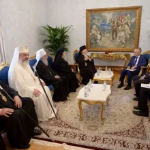 Delegație Ortodoxă la Președintele Parlamentului Albaniei