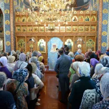 Patriarhul României la biserica Sfinţii Români din Sectorul 3 al Capitalei