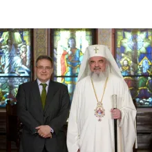 Noul ambasador al Franţei în vizită de prezentare la Patriarhia Română