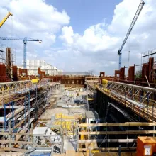 Stadiul lucrărilor de la Catedrala Mântuirii