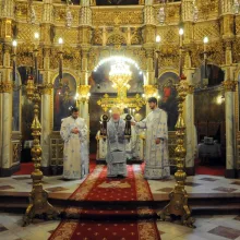 Liturghie arhierească la Catedrala Mitropolitană Sfântul Spiridon Nou – Paraclis Patriarhal