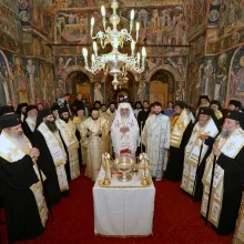 Sfinţirea picturii bisericii Sfântul Gheorghe din Mogoşoaia