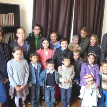 Fereastra cărţilor la Biserica "Sfânta Ecaterina“ din Capitală