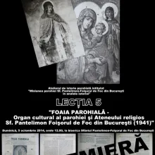 Cerc socio-cultural al bisericii "Sf. Pantelimon" - Foişorul de Foc din Bucureşti