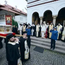 Pelerinaj cu moaştele Sfântului Constantin Brâncoveanu la Sâmbăta de Sus