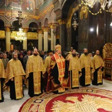 Slujba Privegherii la Patriarhie