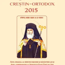Calendarul creştin-ortodox pentru anul 2015 a fost tipărit