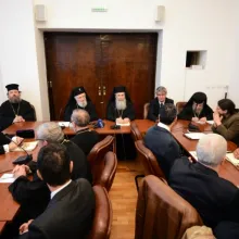 Întâlnire la Universitate cu Preafericitul Părinte Patriarh Teofil al III-lea
