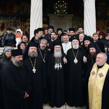 Patriarhul Ierusalimului la Biserica brâncovenească Sfântul Gheorghe - Nou
