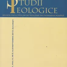 Un nou număr al Revistei ”Studii teologice”