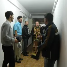 Sfinţirea căminelor de la Universitatea de Petrol şi Gaze din Ploieşti