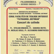 Concert de colinde la Ateneul Român