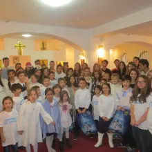 Daruri speciale de la Sfântul Nicolae pentru copiii cuminți aflaţi în grija Centrului de zi “Sfânta Mc. Sofia” al Arhiepiscopiei Bucureștilor