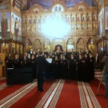 Regal de colinde la Biserica "Sfântul Elefterie" din Bucureşti
