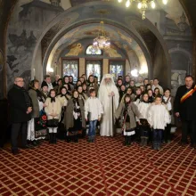 Colindători maramureşeni la Reşedinţa Patriarhală