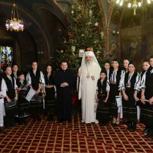 Colindători din Bucureşti, Sibiu şi Bucovina, la Patriarhie