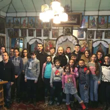 Vasile Şeicaru i-a colindat pe copiii Parohiei Costeasca