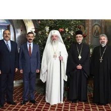 Excelența Sa Fuad Kokaly, noul Ambasador al Palestinei la Bucureşti, în vizită de prezentare la Patriarhul României