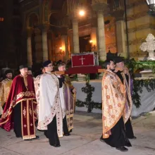 Procesiune la Biserica Domniţa Bălaşa