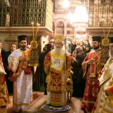 Preasfinţitul Timotei Prahoveanul prezent la cinstirea Sfântului Vasile cel Mare în Patriarhia Ierusalimului