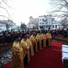 Procesiune cu icoana Sf. Antonie la Curtea Veche