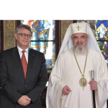 Ambasadorul Greciei la Bucureşti în vizită la Patriarhia Română