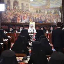 Sfântul Sinod întrunit în şedinţă la Patriarhie