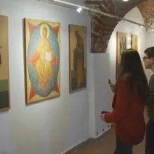 Expoziția studenților iconari