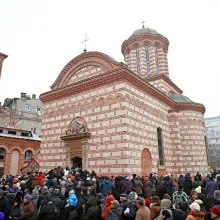 Hram istoric la Biserica Domnească de la Curtea Veche