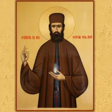 Moaştele Sfântului Cuvios Mucenic Efrem cel Nou se află în Bucureşti
