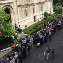 Moaştele Sfântul Efrem cel Nou la Mănăstirea Radu Vodă