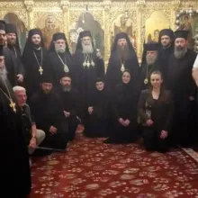 Patriarhul Ierusalimului la hramul Aşezământului Românesc din Cetatea Sfântă