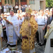 Târnosirea bisericii Spitalului Municipiului Câmpina