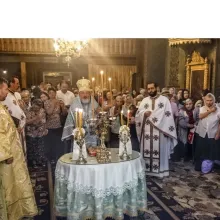 Sfântul Cuvios Dionisie Exiguul sărbătorit la Parohia „Sfânta Treime” - Tei din București