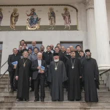 O delegaţie de la Colegiul Capranica din Roma, în vizită la Bucureşti