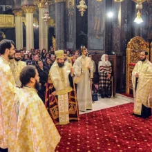 Slujba Privegherii la Patriarhie