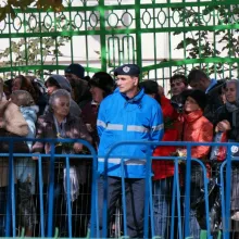 Organizarea întâmpinării pelerinilor pe Colina Bucuriei