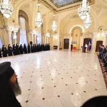 Moment solemn la Palatul Cotroceni