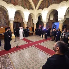 Vernisajul expoziției „Sfântul Ioan Gură de Aur – lira Duhului Sfânt”