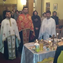 Taina Sfântului Maslu pentru persoanele rănite în accidentul din Băicoi